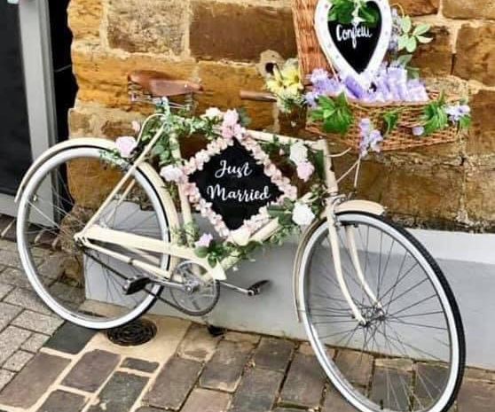 Rustic Wedding Bike 